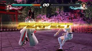 TEKKEN 7 kazumi's lightning heel counter hit to Asuka in Jun Kazama Tekken 2 Mod