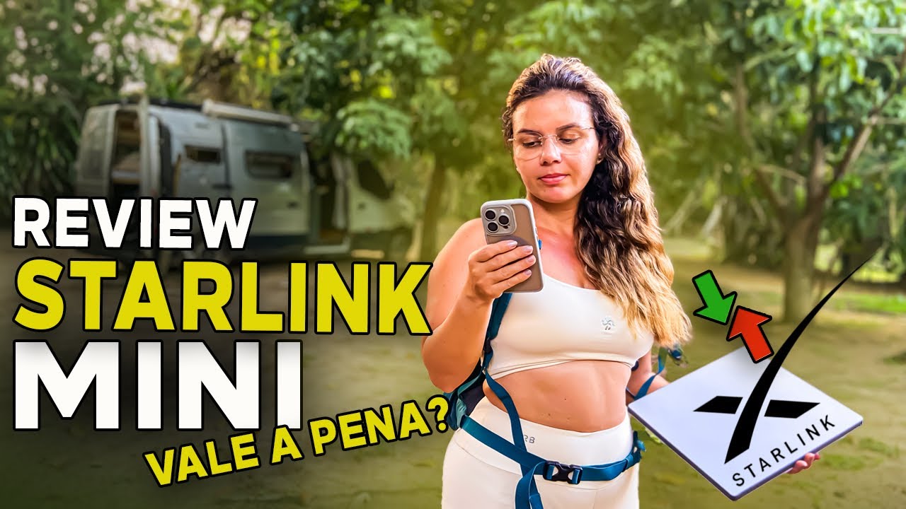 TESTAMOS a STARLINK MINI no MOTORHOME em MOVIMENTO!