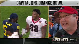 Kirby Smart post game interview Orange Bowl
