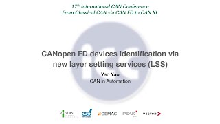17th iCC paper: CANopen FD devices identification via new layer setting services (LSS)