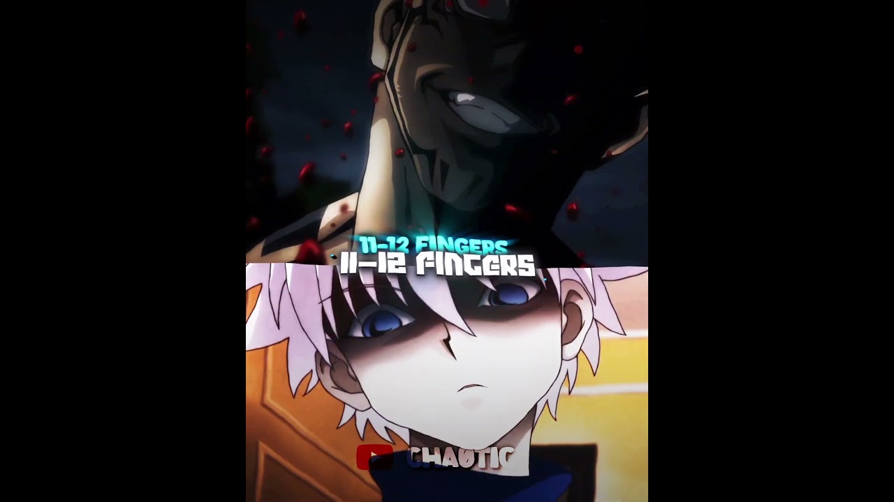 SUKUNA (ALL FINGERS) VS KILLUA (GODSPEED)