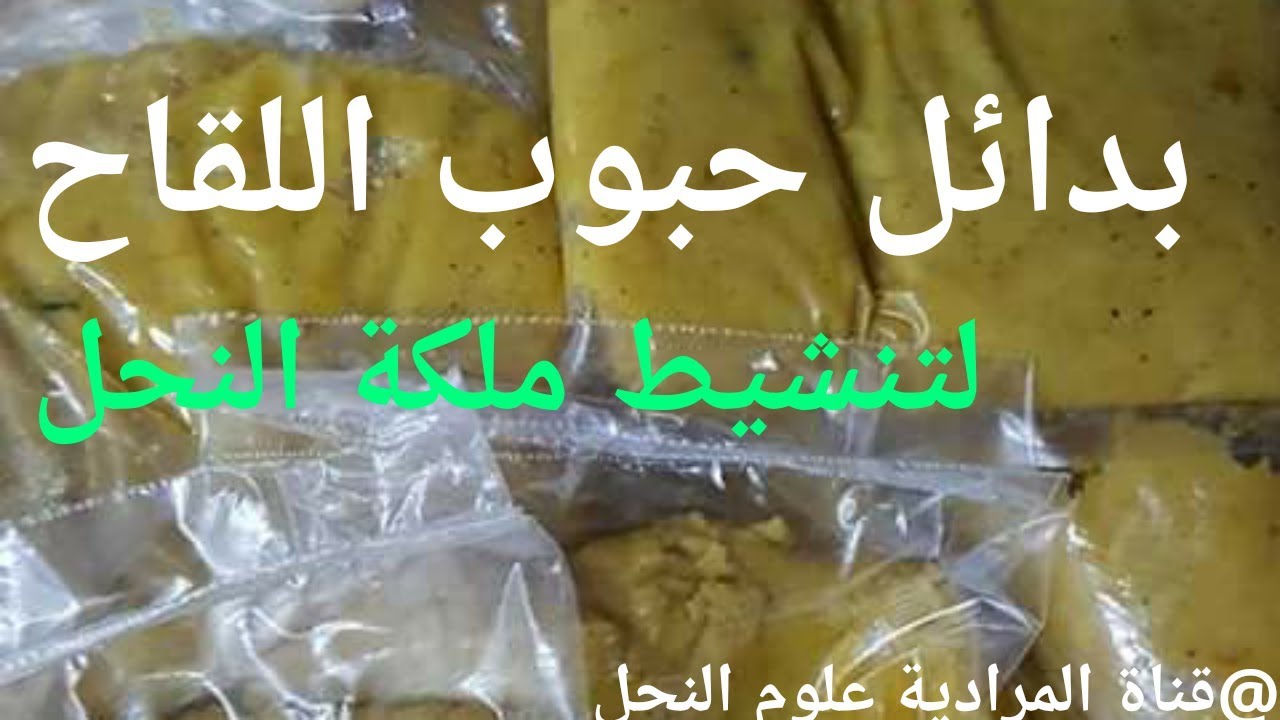 بدائل حبوب اللقاح لتحفيز وتنشيط ملكة النحل