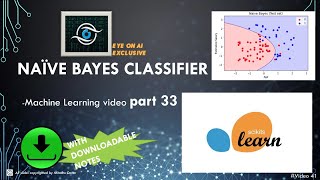 Naive Bayes Classifier Explained || ML video part 33