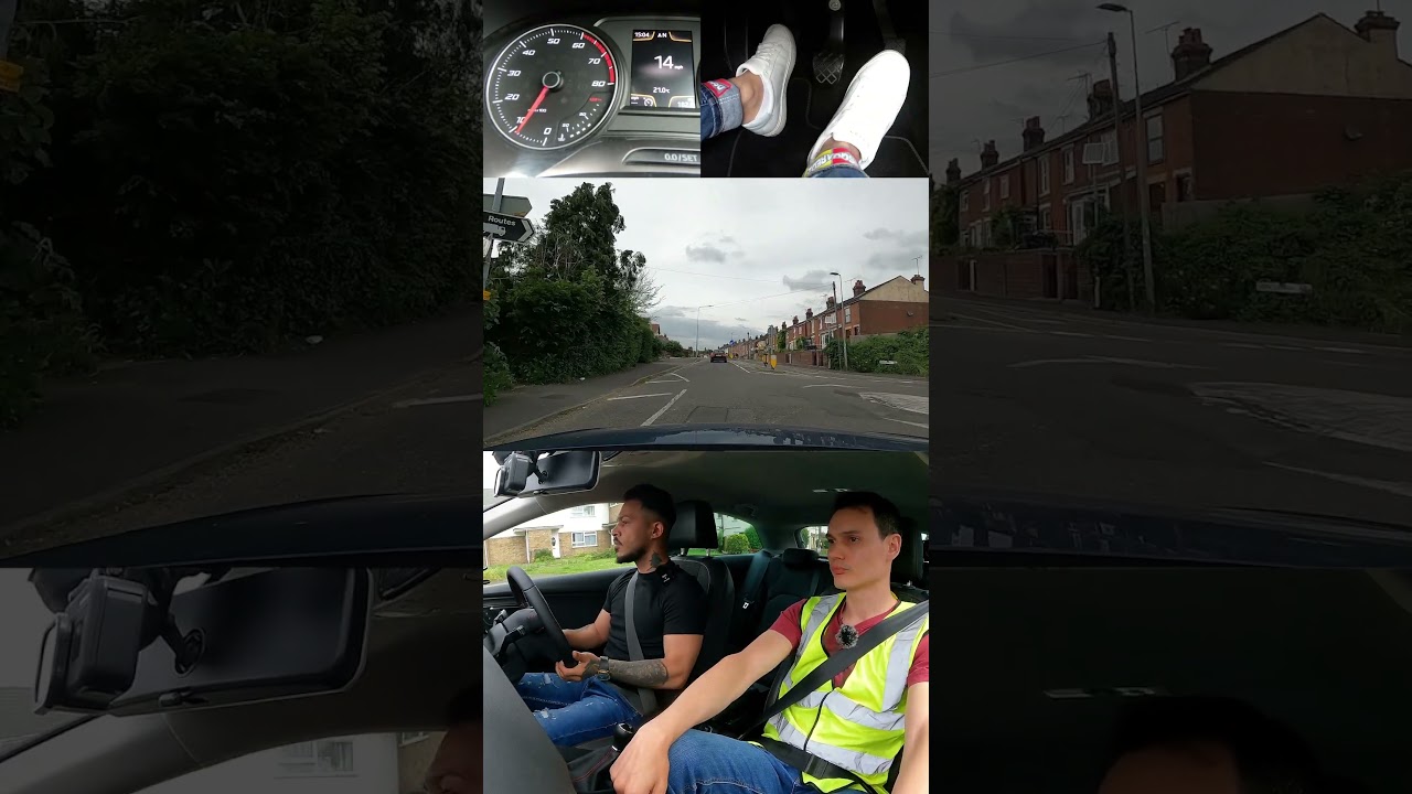 When coasting is required in a manual car. 