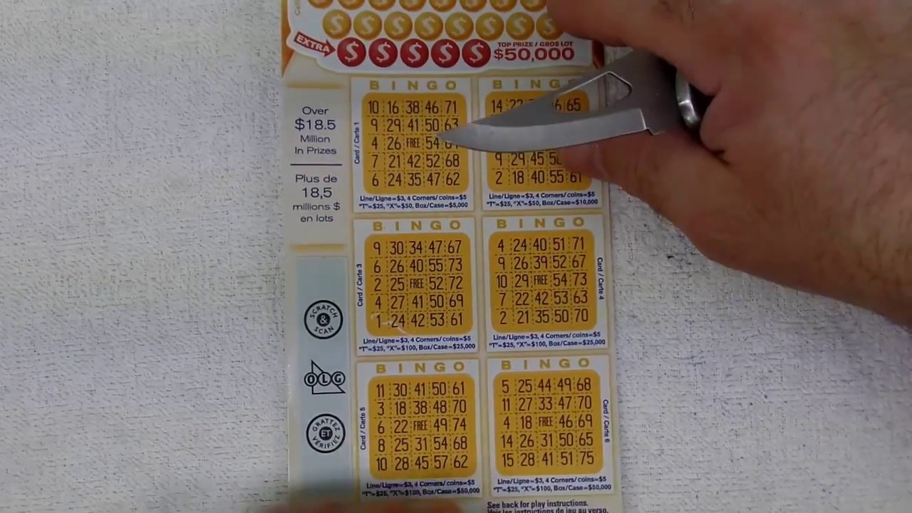 Bingo Scratch Ticket Ontario Lottery YouTube