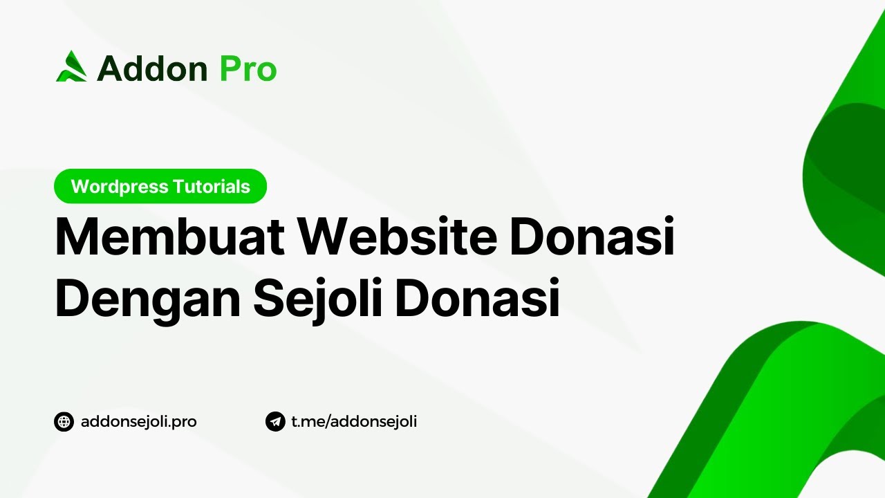 Membuat Web Donasi Dengan Sejoli (wordpress & addons sejoli pro)