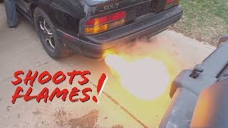 Rx7 Shoots Mad Flames - Sidewayz Sinclair-