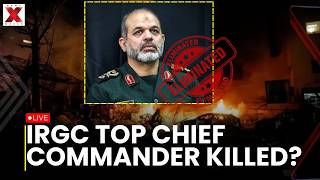 IRGC chief commander killed Live: Reports claim Ahmad Wahidi killed in Tehran Airstrike| NewsX World