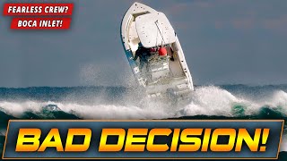 Download Lagu BOAT GOES OUT ON THE WRONG DAY AT HAULOVER INLET !! | WAVY BOATS MP3