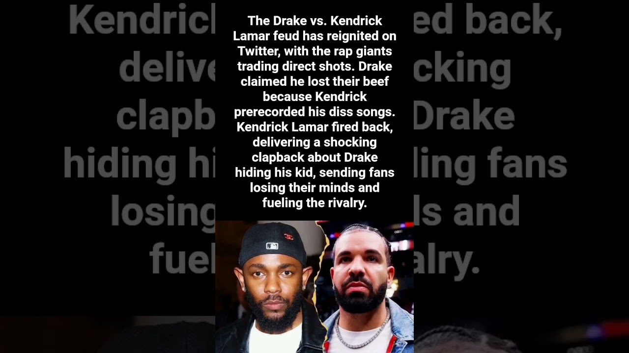 Kendrick Lamar ended the feud quickly.​