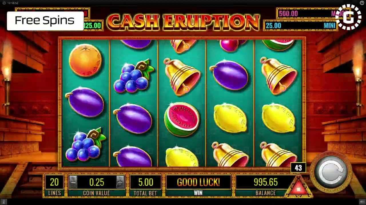 Cash Eruption by IGT Slot Features | GamblerID
