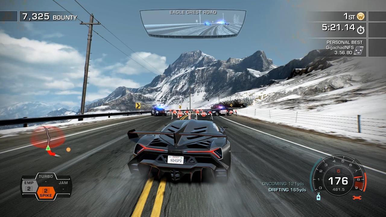 NFS Hot Pursuit Remastered - Lamborghini Veneno Gameplay