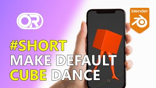 Make the default cube dance #SHORTS