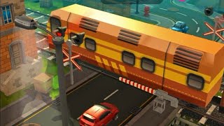 railroad !!  the most dangerous train crossing #trains #gameplay  #gametrains #gameandroid