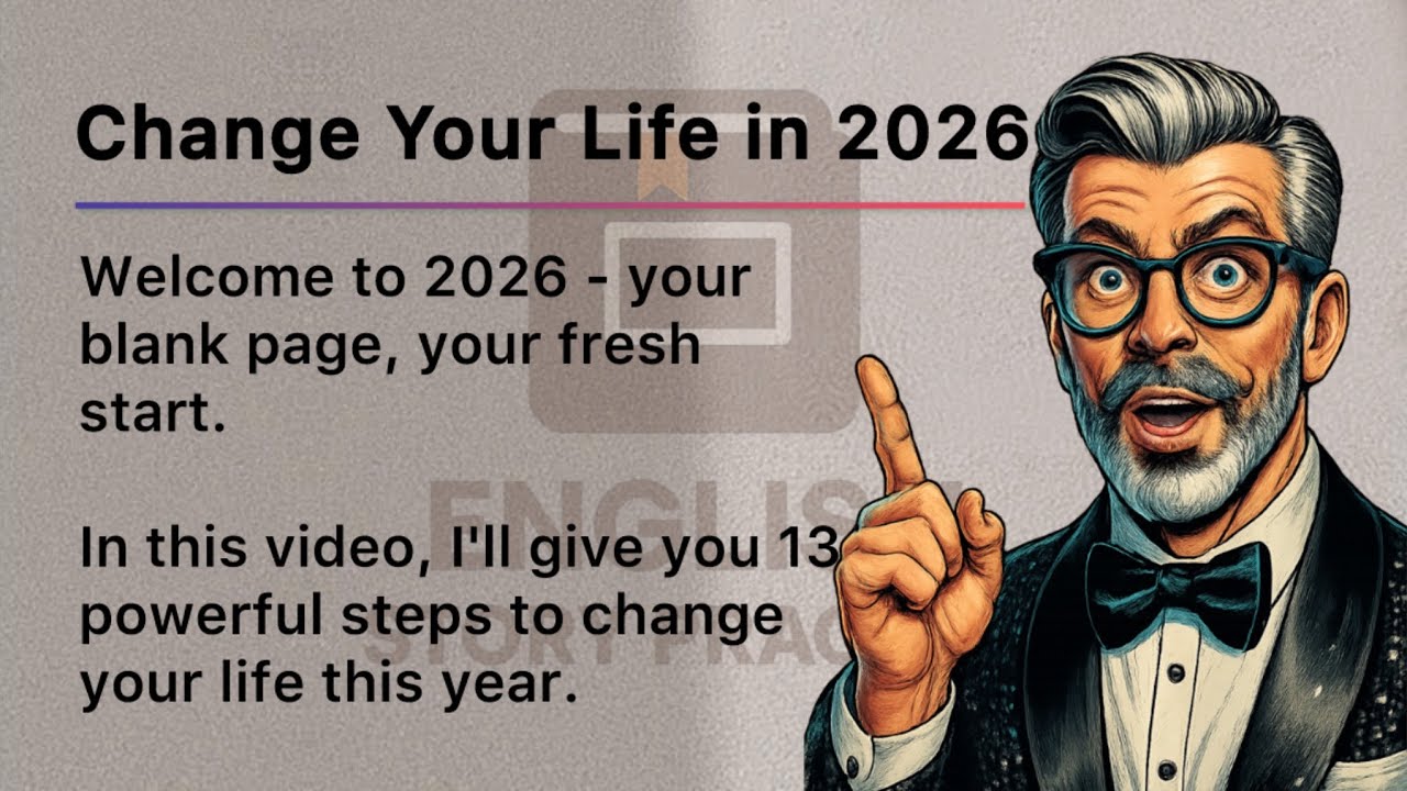 Change Your Life in 2026 - One Step at a Time || Graded Reader || Improve Your English Fluency✅