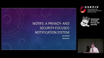 SOUPS 2019 - Tuesday Lightning Talks 1