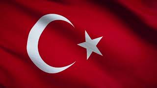 Dalgalanan Şanlı Türk Bayrağı 5 Dakikalık Sessiz Hd