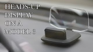Review &amp; Detailed Install of Hansshow Heads-up Display for Tesla Model 3