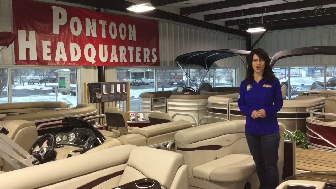 2019 22SSBXP Triple-toon SPS located at The Great Outdoors Marine in Lavalette, WV