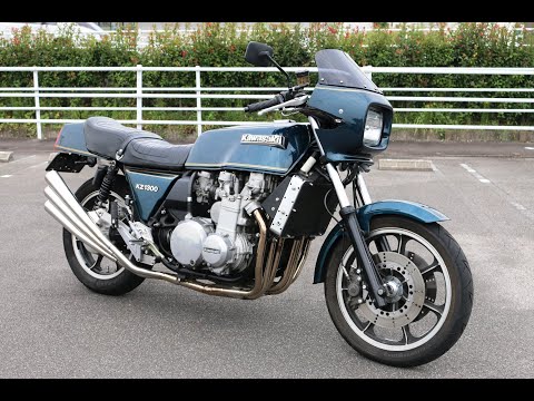 KZ1300　カスタム車両　6本出し　パイプマスターズ　エンジン始動＆試乗動画　kawasaki　engine　start