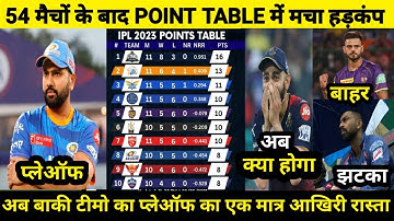 IPL 2023 Today Points Table | MI vs RCB After Match Points Table | Ipl 2023 Points Table