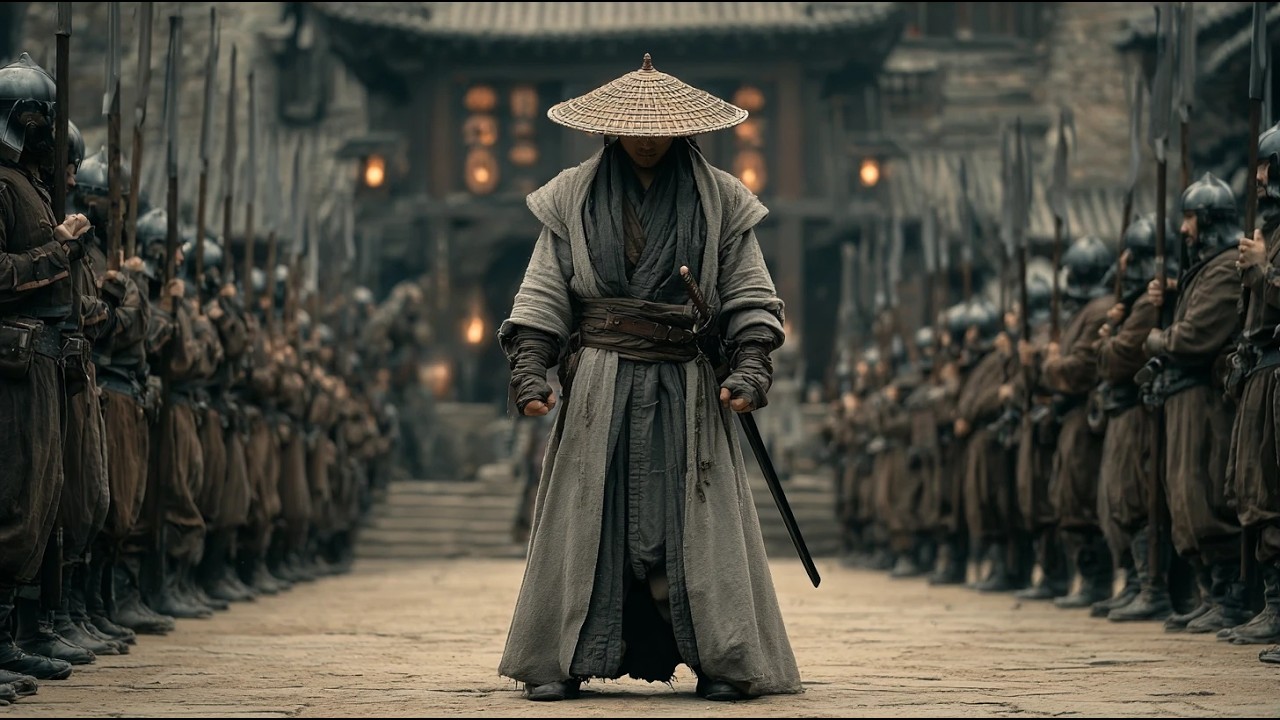 Боевой фильм: главарь бандитов шлёт убийц — но натыкается на сильнейшего мечника