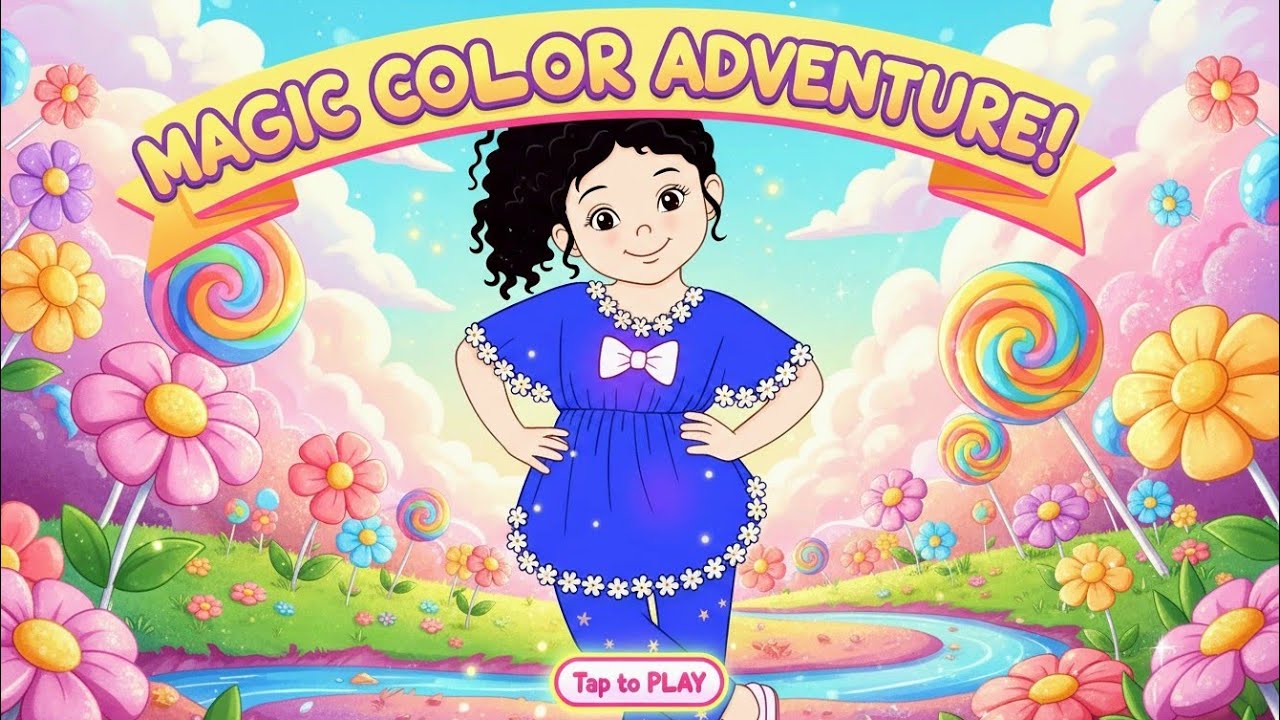 Magic Color Adventure for Kids 🌈 | Kids Coloring + Painting | Learn Colors Fun