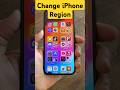 Change iPhone Region in Seconds!, iphone region setting, iphone region country, #tips #viral #Shorts