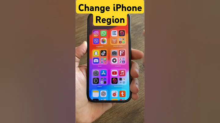 Change iPhone Region in Seconds!, iphone region setting, iphone region country, #tips #viral #Shorts