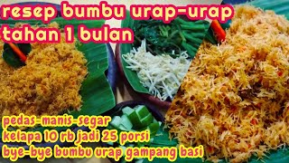 Urap Seasoning Recipe That Lasts 1 Month Without Artificial Preservatives || How to Make Urap Sea...
