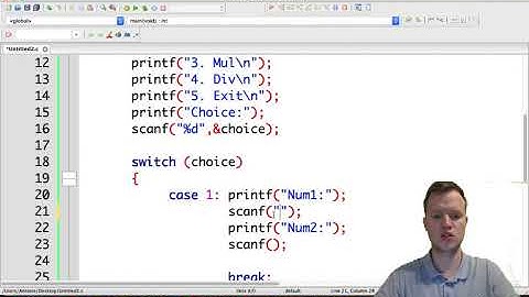 Ex1. C Programming - Calculator (Menu Driven)
