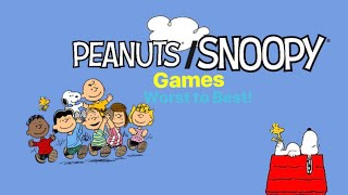 Ranking Every Peanuts/Snoopy Game! screenshot 3