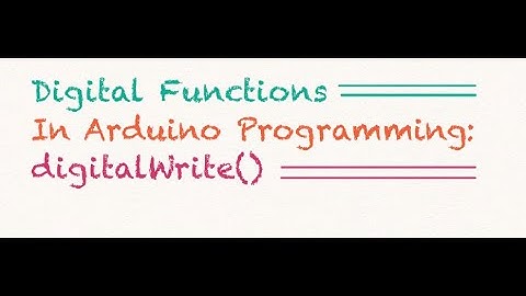 DigitalWrite() Function in Arduino | Puriphico
