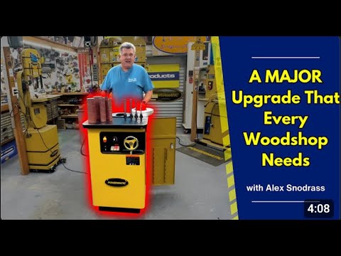 PART 1: The Ultimate Spindle Sander Every Woodshop Needs Powermatic