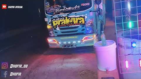 Truck mbois habis pasang lampu bemper depan