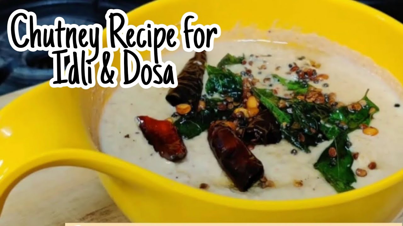 South Indian Chutney Recipe for idli and dosa Chutney recipe YouTube