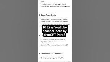 10 Easy YouTube channel ideas Part 3 #ai #business #viral #shortsfeed #trending  #shorts