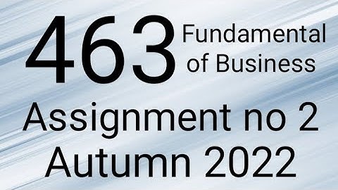 AIOU Code 463 Solved Assignment No.2 Autumn 2022 #aiou #aiousolveassignments