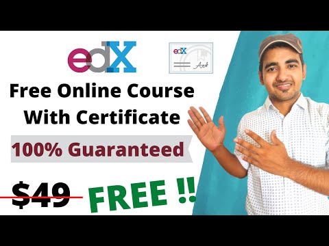 EDX Free Online Courses with Free Certificate | Edx Free Coupons | Edx Course Free Certificate