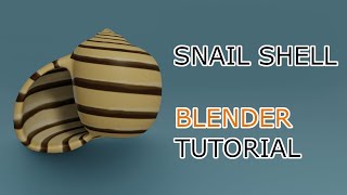 Snail Shell (Blender Tutorial)