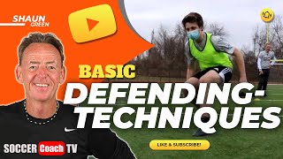 SoccerCoachTV  Basic Defending Techniques