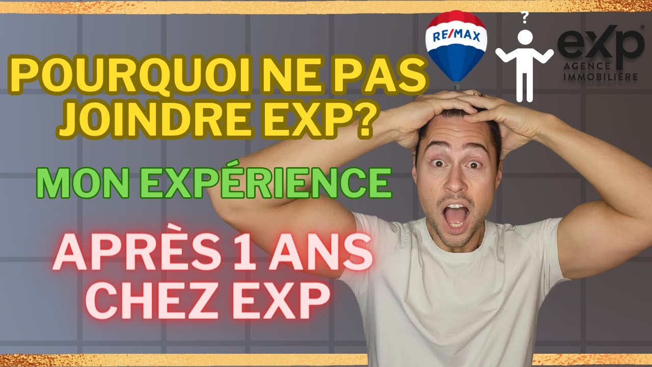 eXp agence immobilière. Bon ou non? Mon expérience honnête d'un an avec eux!