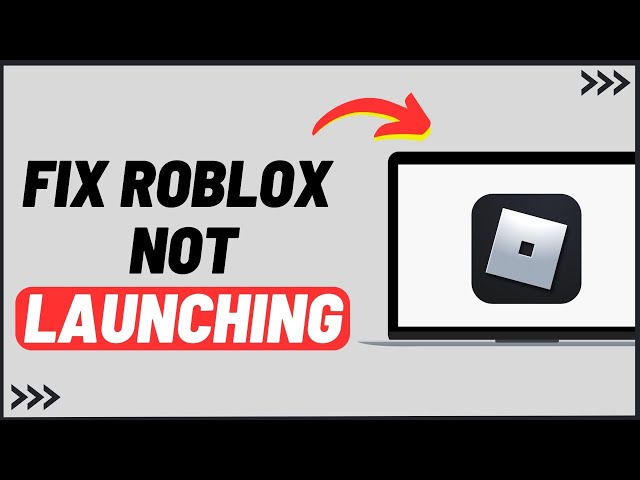 How To Fix Roblox Not Launching (2023 FIX)
