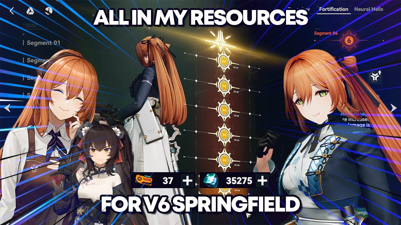ВСЕ В МОИХ РЕСУРСАХ ДЛЯ V6 SPRINGFIELD | GIRL'S FRONTLINE 2 EXILIUM
