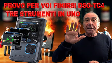 113 FNIRSI DSO-TC4 LO STRUMENTO CHE SI FA IN QUATTRO #elettronica #instrument