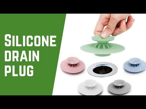 silicone-drain-plug-water-stopper-hair-catcher 2019(2-in-1)