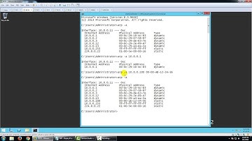 ARP :  Display IP and MAC address