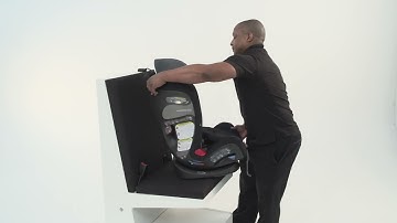 Eternis S Rear Facing Installation with Seat Belt