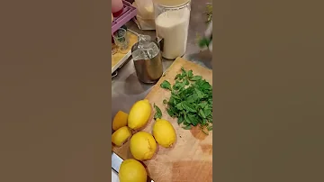 مشروب بولو البارد نعناع مع الليمون 