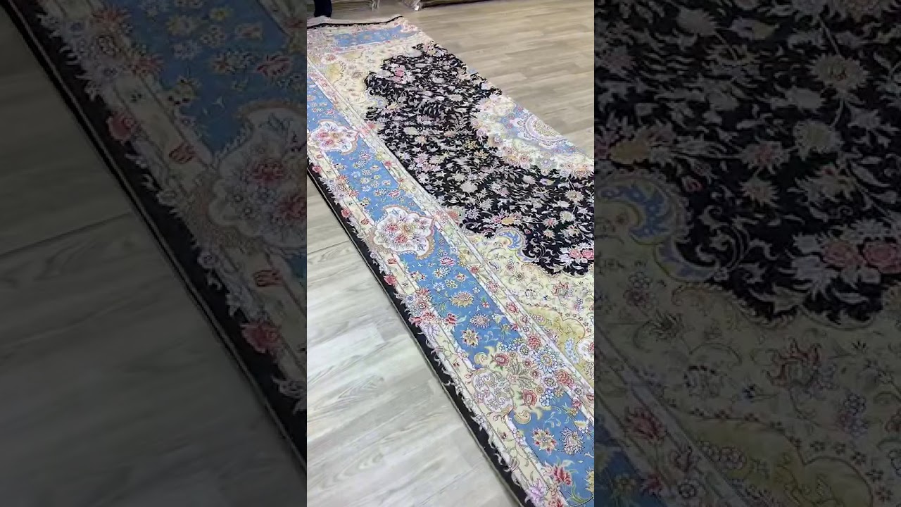 Oriental silk carpet shipped to Istanbul Turkey.